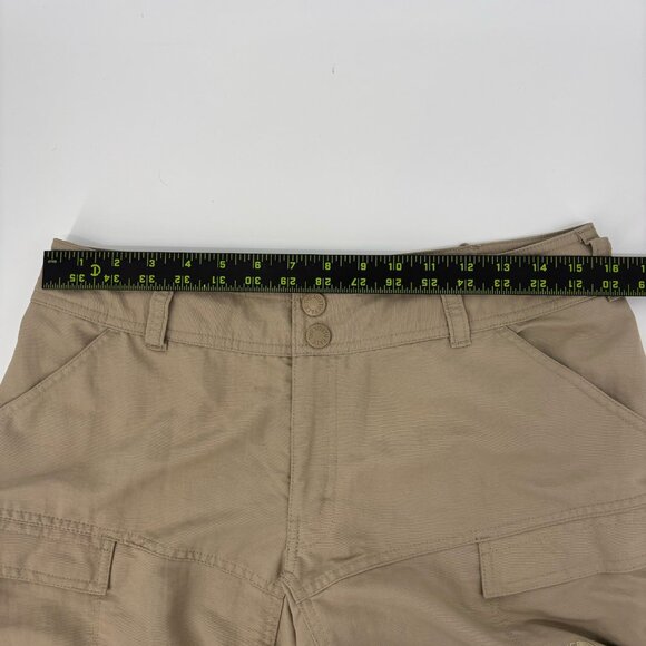 The North Face Convertible Outdoor Cargo Pants Womens Size 8 Tan Zip Off Leg - Picture 15 of 16